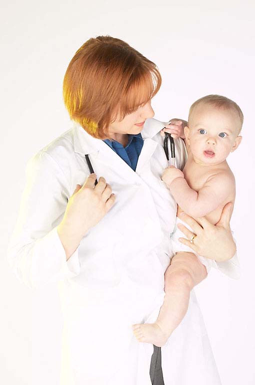 Physician Holding Baby
