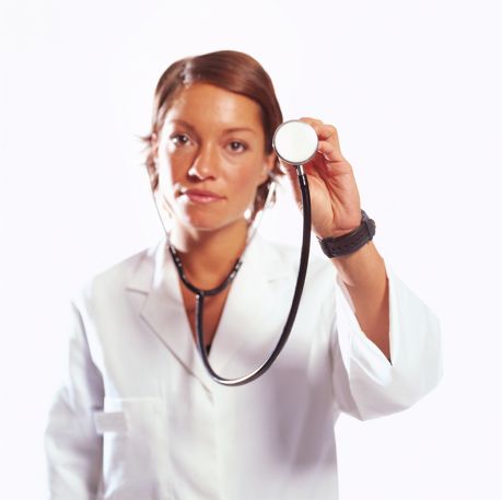 Female Physician with Stethoscope
