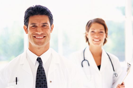 male and female physicians