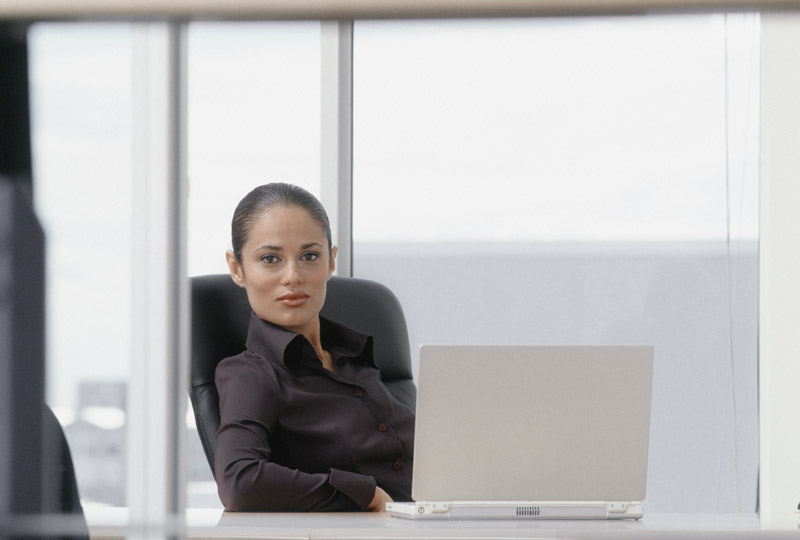 Woman at laptop