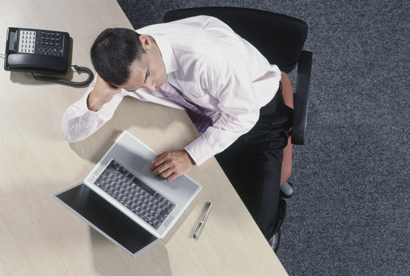 Man with laptop