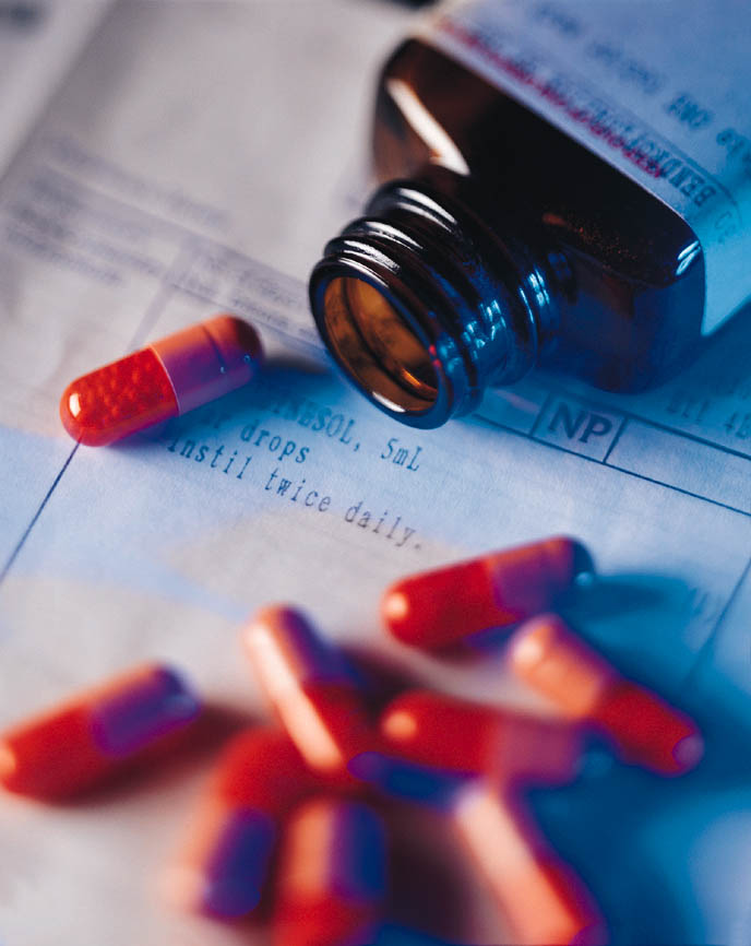 Pills and bottle